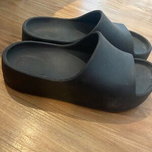 Black Platform sandals